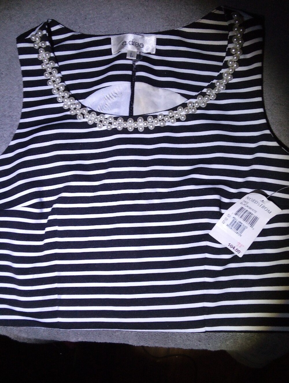 A DREA PEARL COLLAR TANK